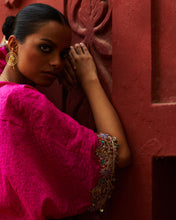 Load image into Gallery viewer, Pink Short Kaftan &amp; Salwar
