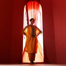 Load image into Gallery viewer, Mustard Long Kurta &amp; Pants
