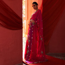 Load image into Gallery viewer, Pink Classic Saree &amp; Blouse
