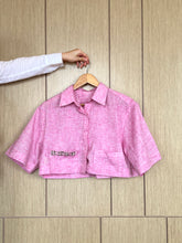 Load image into Gallery viewer, Pink Cropped Shirt
