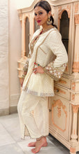 Load image into Gallery viewer, Short Ivory Kurta &amp; Salwar
