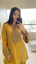 Load image into Gallery viewer, Short Mustard Kurta &amp; Salwar
