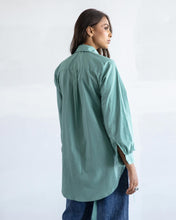 Load image into Gallery viewer, Teal Drawstring Shirt
