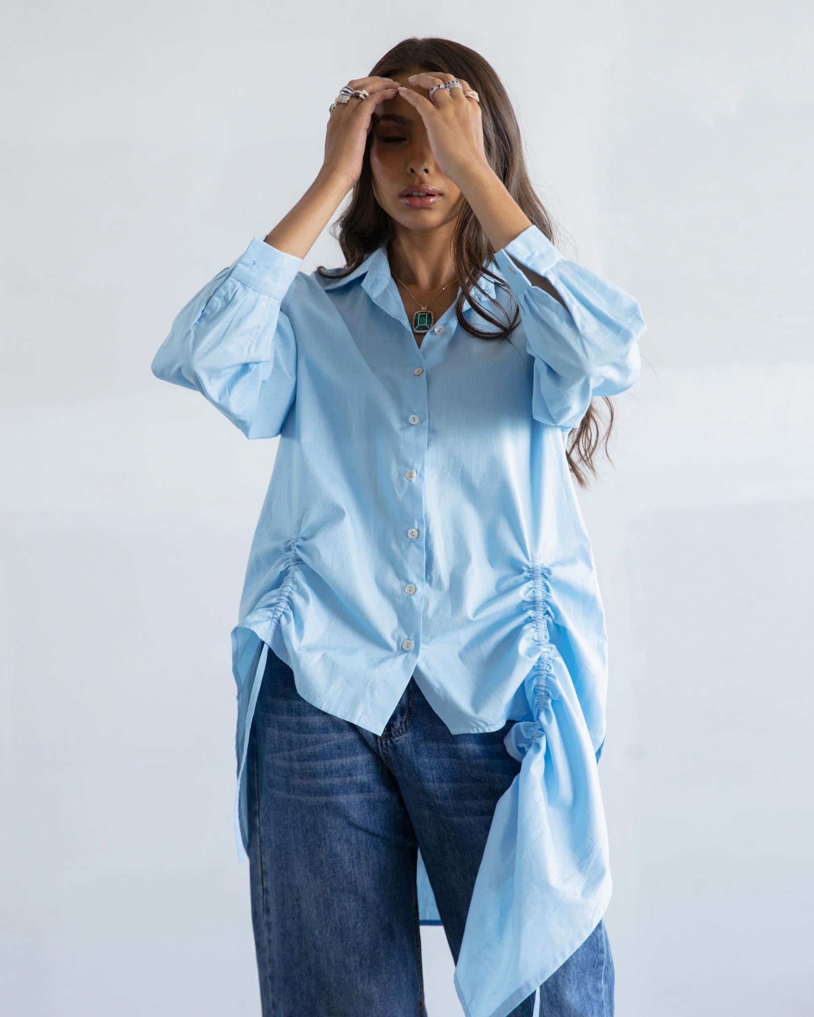 Ice blue shirt best sale