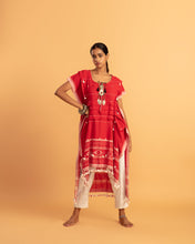 Load image into Gallery viewer, Red kaftan set
