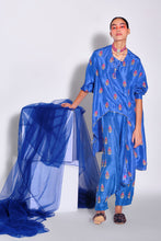 Load image into Gallery viewer, Blue Embroidered Co-ord
